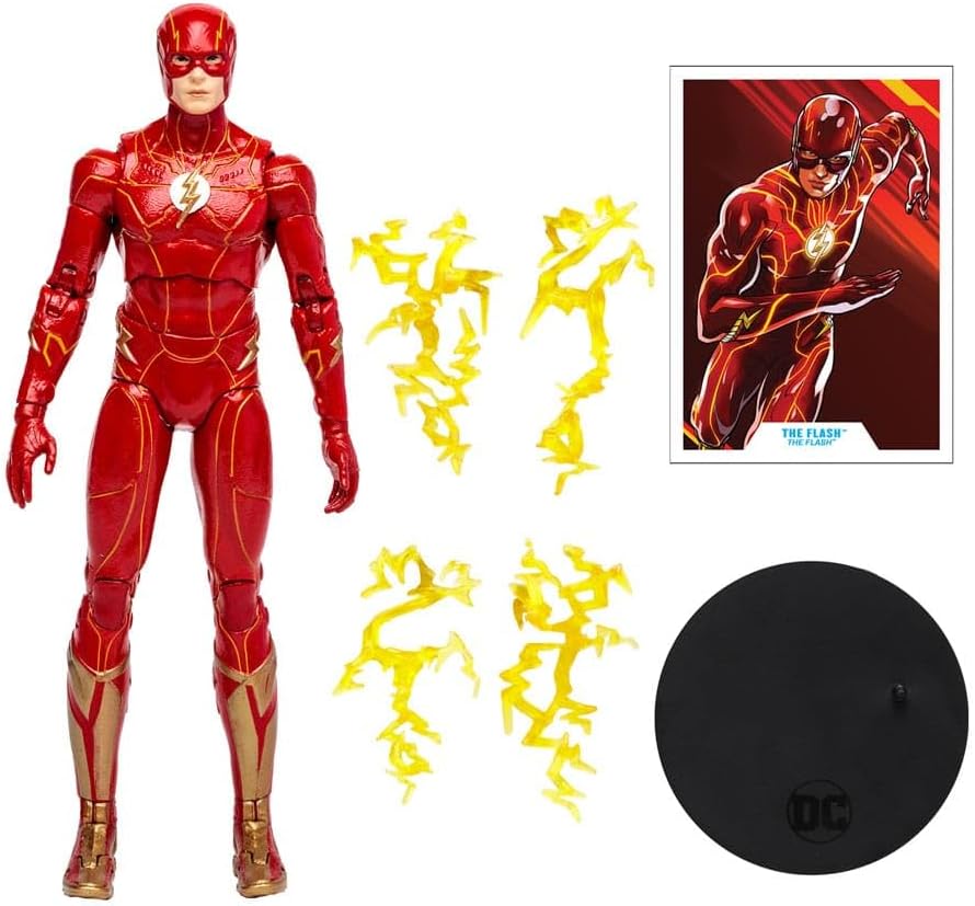 Detalle de McFarlane 15527 DC Multiverse The Flash Movie Action Figure, 7-Inch