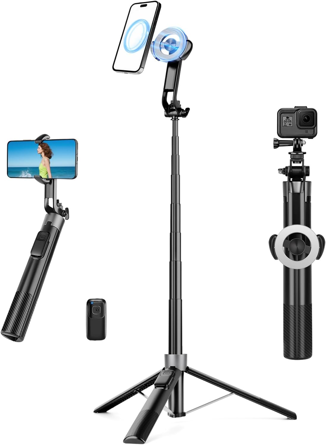 Detalle de Victiv Magnetic Selfie Stick Tripod 70"