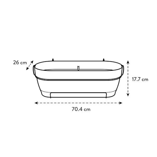 Thumbnail 4 de Elho Vibia Campana Trough Allin1 70 jardinera 70,4×17,7 cm