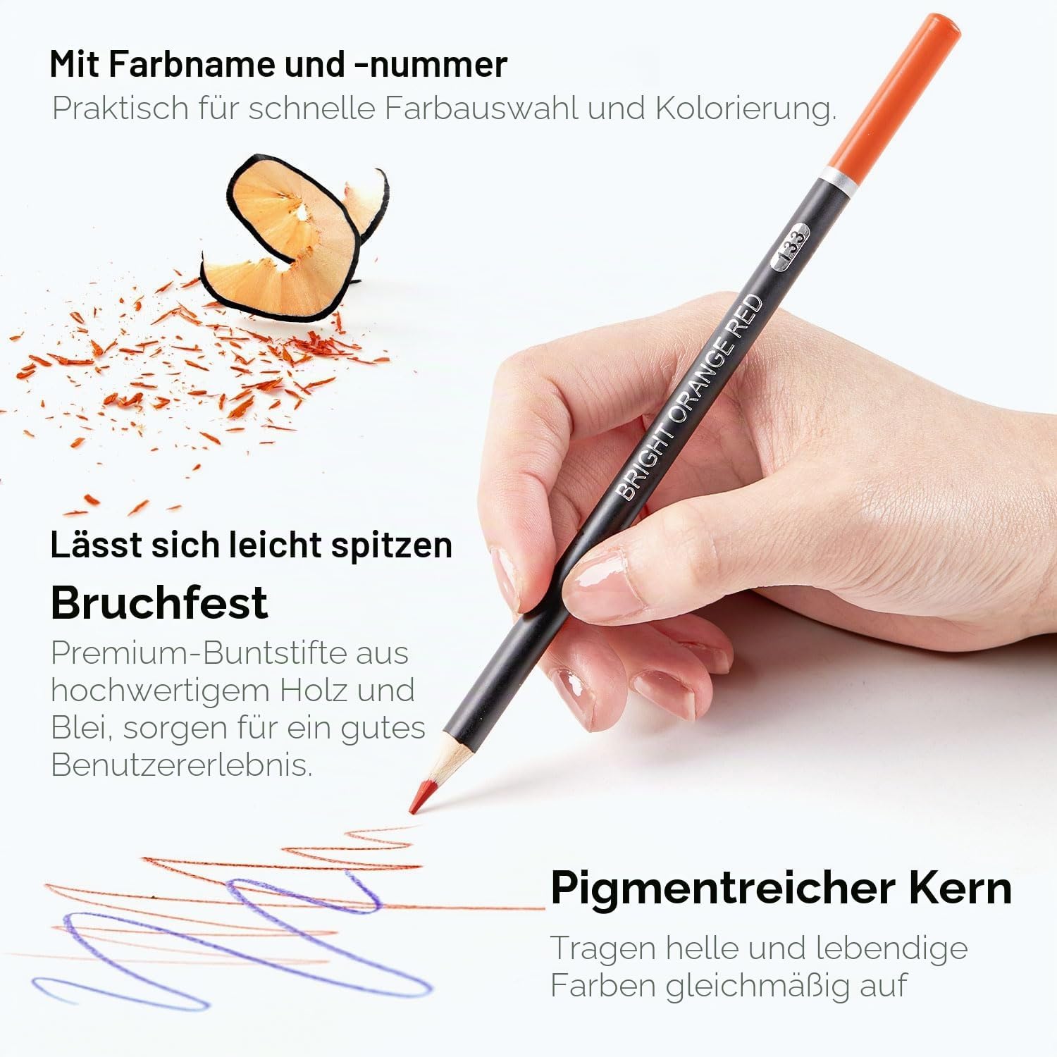 Thumbnail 3 de Shuttle Art 138 professionelles Buntstifte-Set (138 Farbstifte) inkl. Malbuch, Skizzenbuch, Zubehör