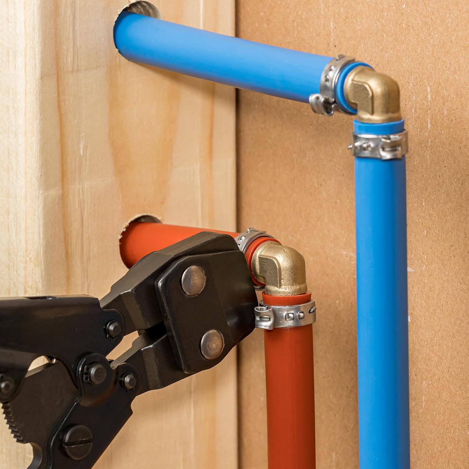 Thumbnail 4 de PATIKIL 50 Pack Double Ear Hose Clamps (7–9mm) in Galvanised Steel