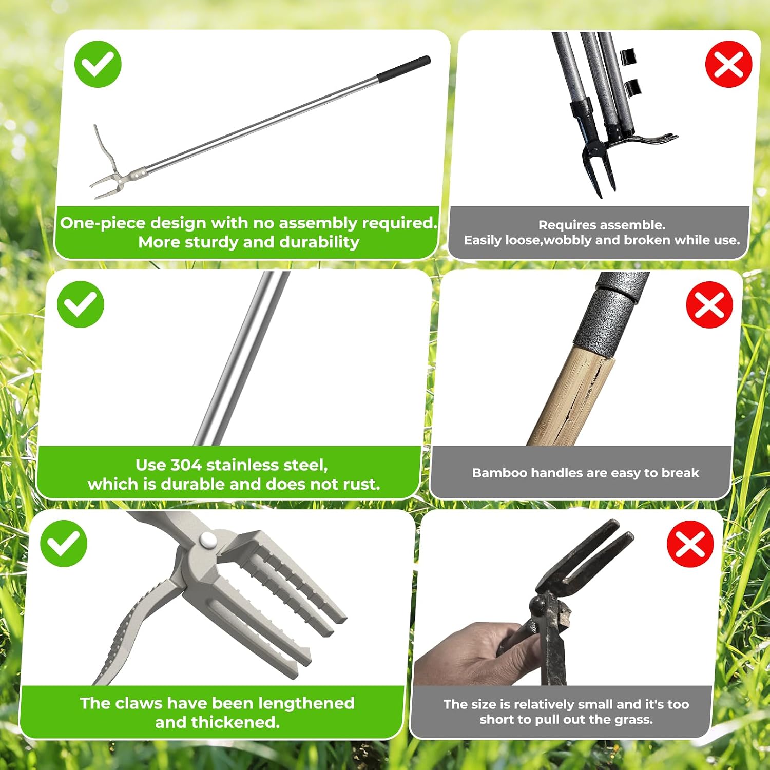 Detalle de IVVIC Weed Puller, 47-Inch
