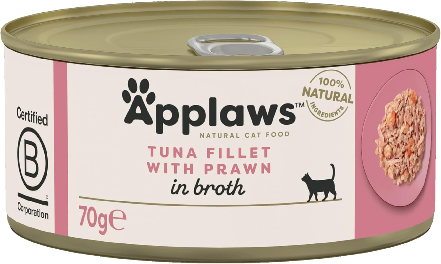 Thumbnail 6 de Applaws Premium Natural Katzenfutter Nass – Hühnchen in Brühe, 70 g Dosen (Packung 24×70 g)