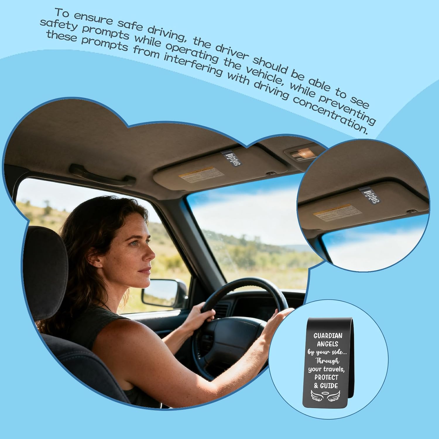 Detalle 2 de Stainless Steel Car Visor Clip