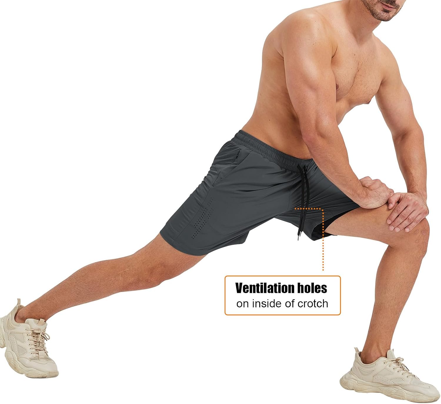 Thumbnail 3 de Danfiki Pantaloncini da Running Uomo 2 in 1 – Shorts Sportivi a Asciugatura Rapida