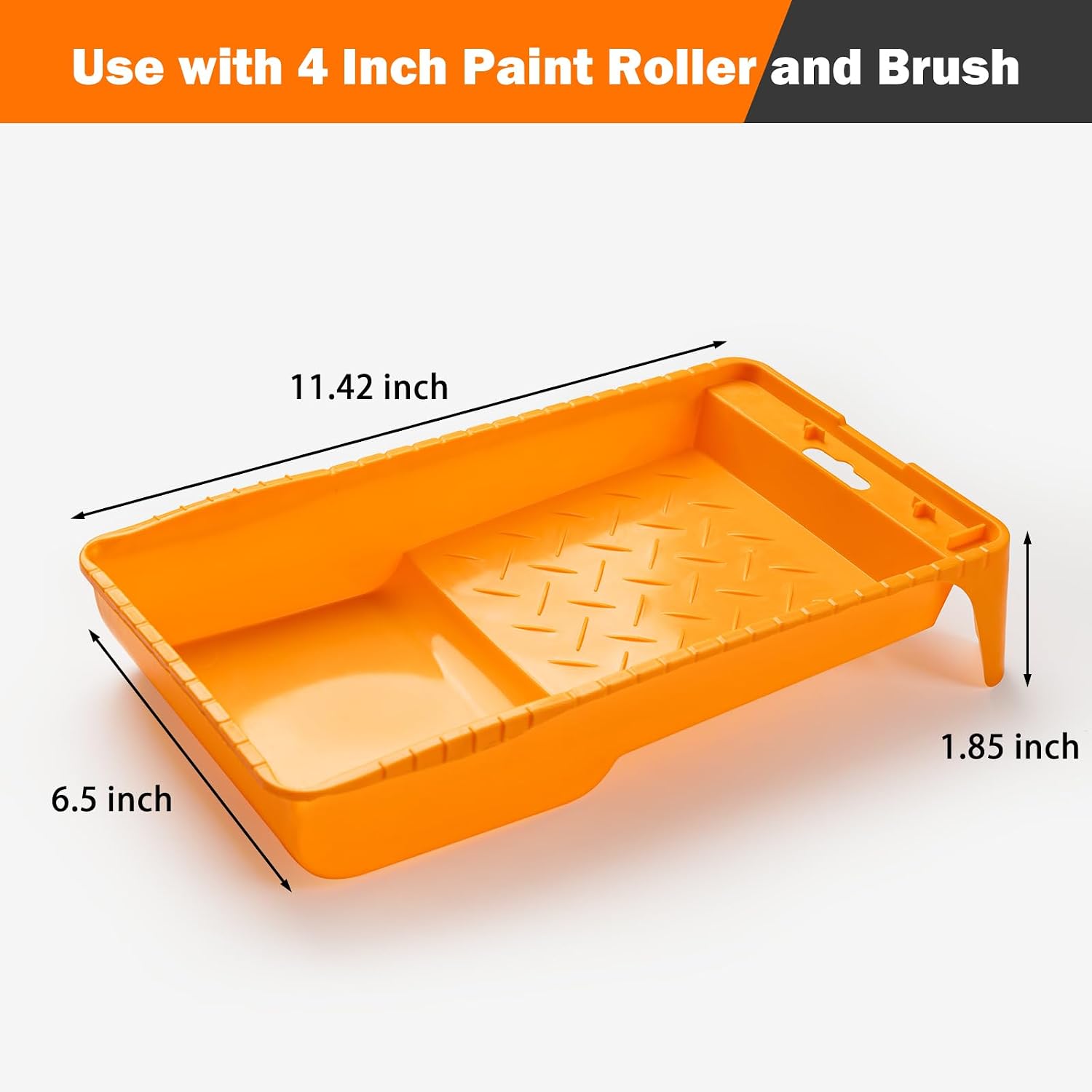 Detalle de Mister Rui 4" Paint Tray Liner System: Disposable Tray with 15 Liners for Easy Colour Switching