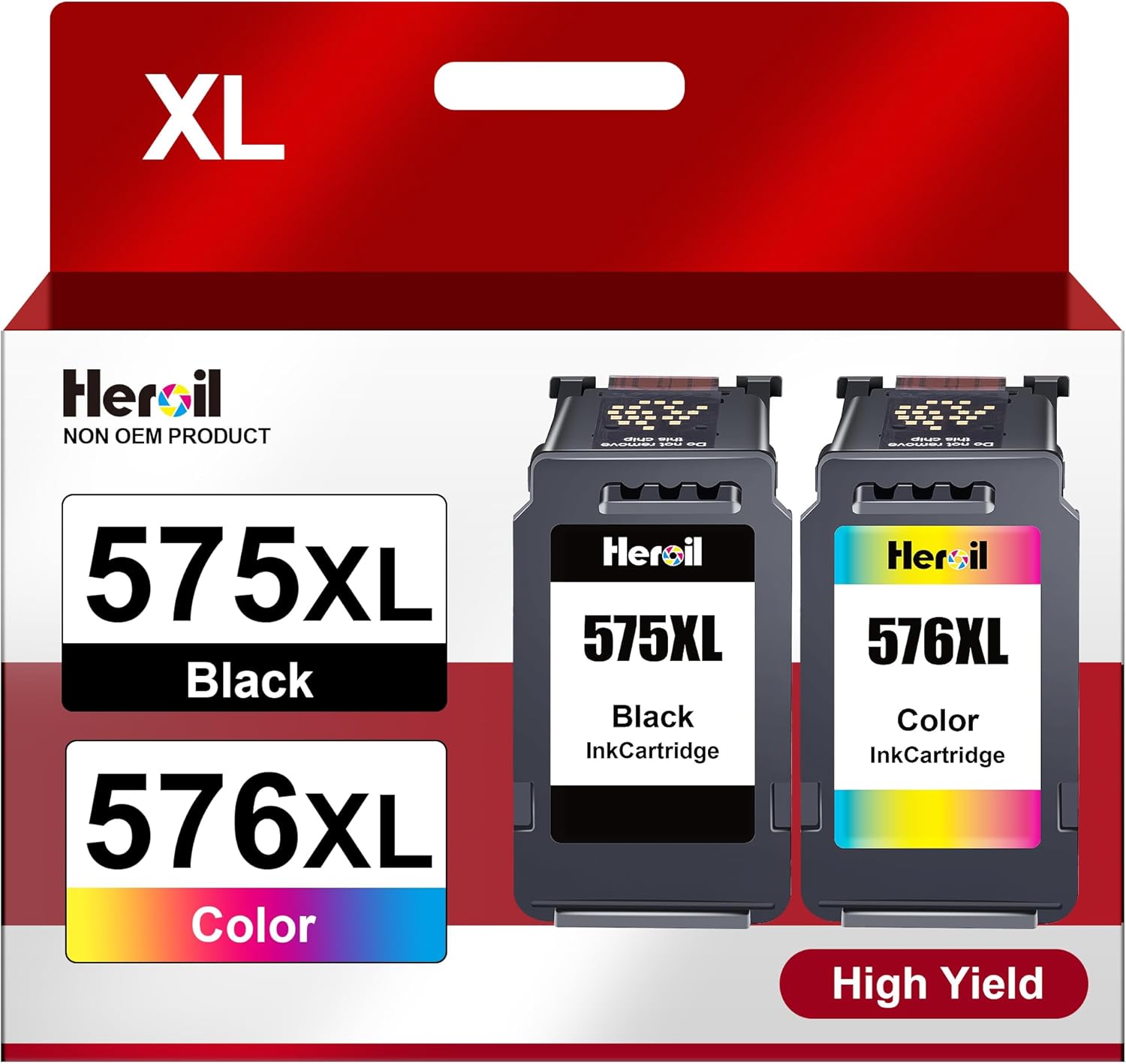 Thumbnail 1 de Heroil 302XL Cartuchos HP 302 XL 2 Pack 📦