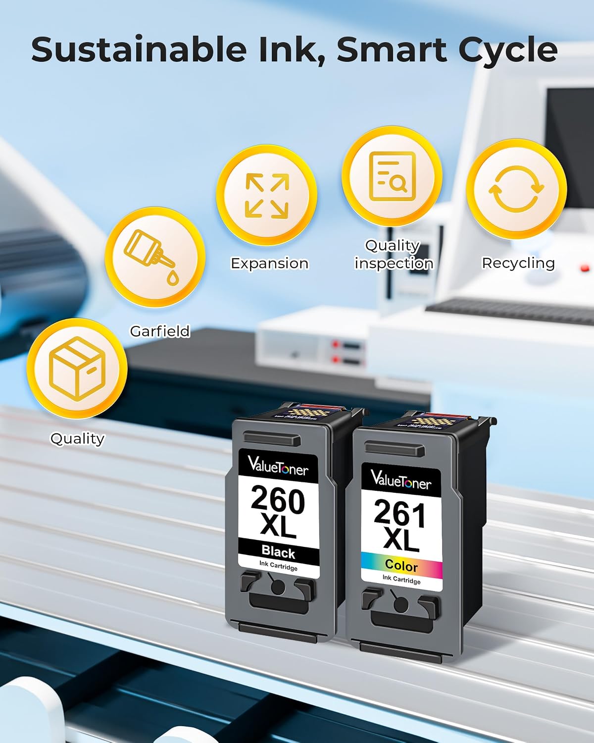 Thumbnail 5 de Valuetoner ink cartridges 260XL
