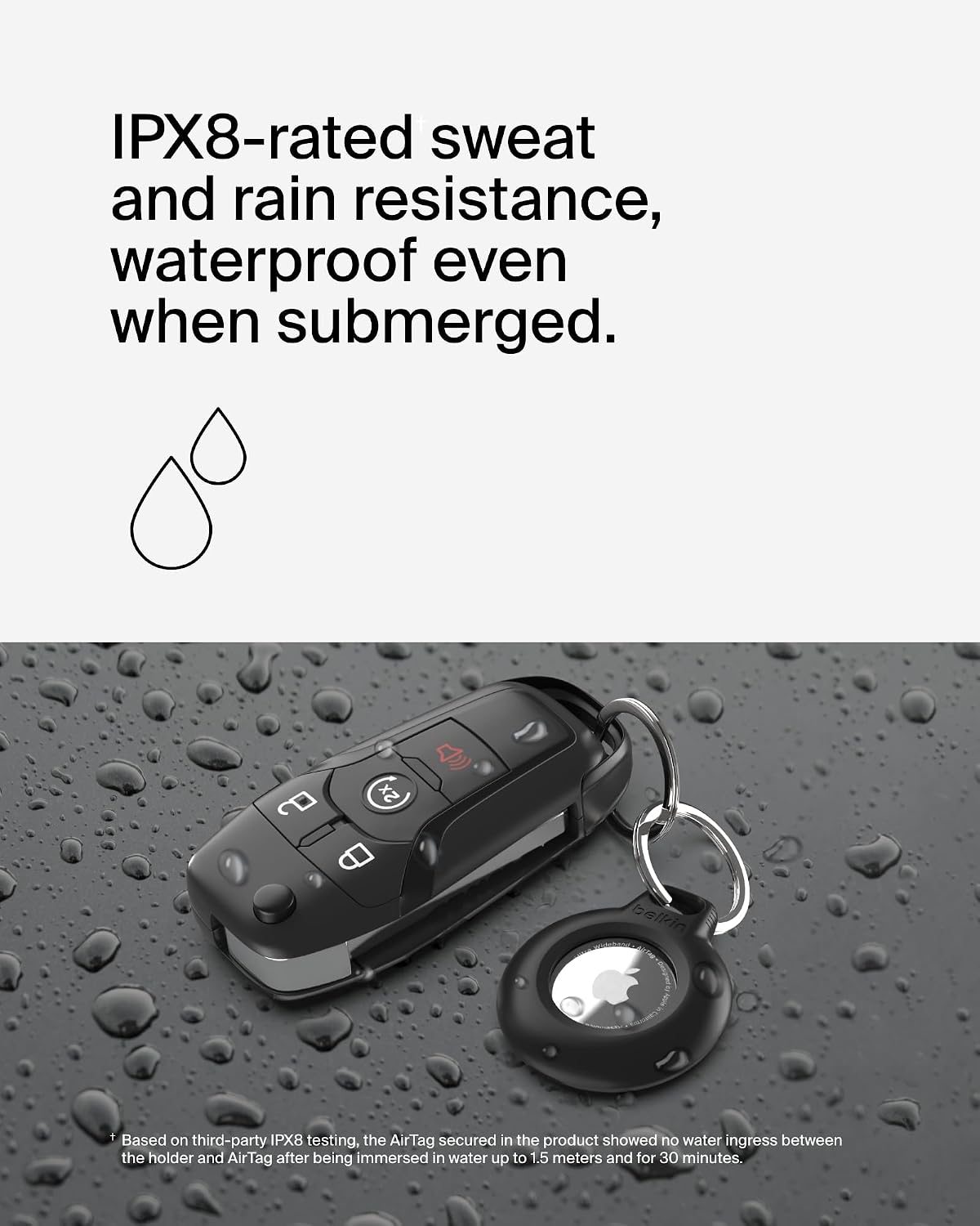 Detalle 2 de Belkin Anneau de protection étanche IPX8 AirTag