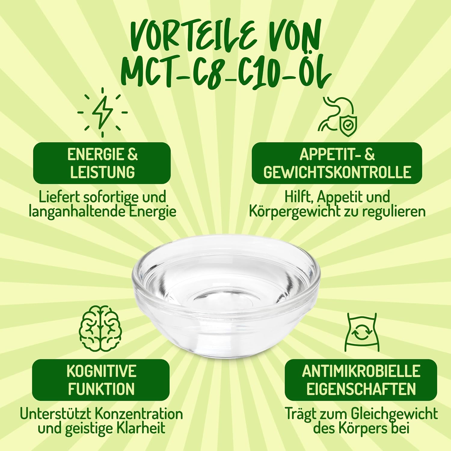 Thumbnail 6 de MCT Öl Bio – 500ml, kaltgepresst aus Kokosnuss, C8/C10, vegan & glutenfrei