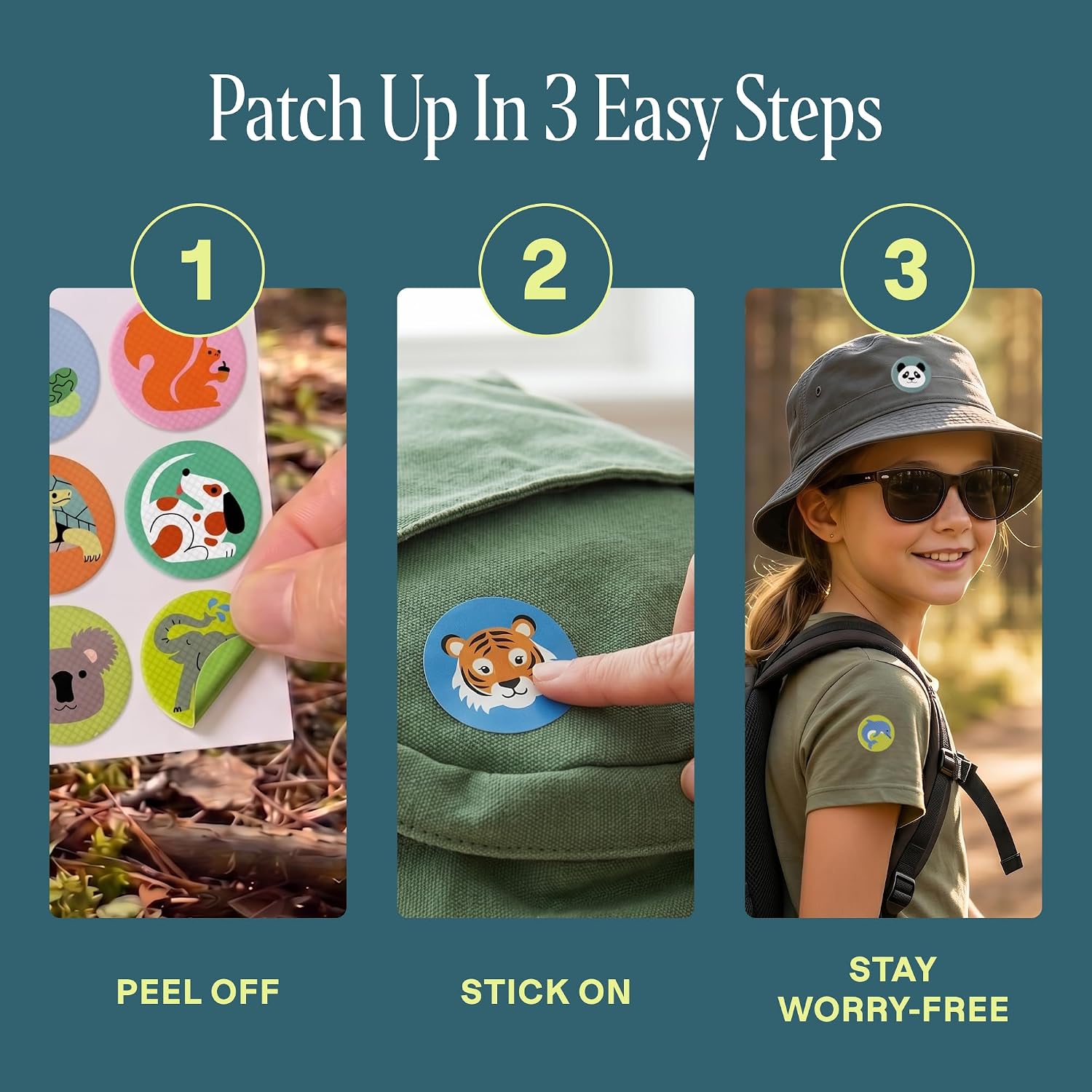 Thumbnail 4 de Cliganic CL-GA-006-90 Mosquito Repellent Stickers, 90-Pack, Plant-Based Oils