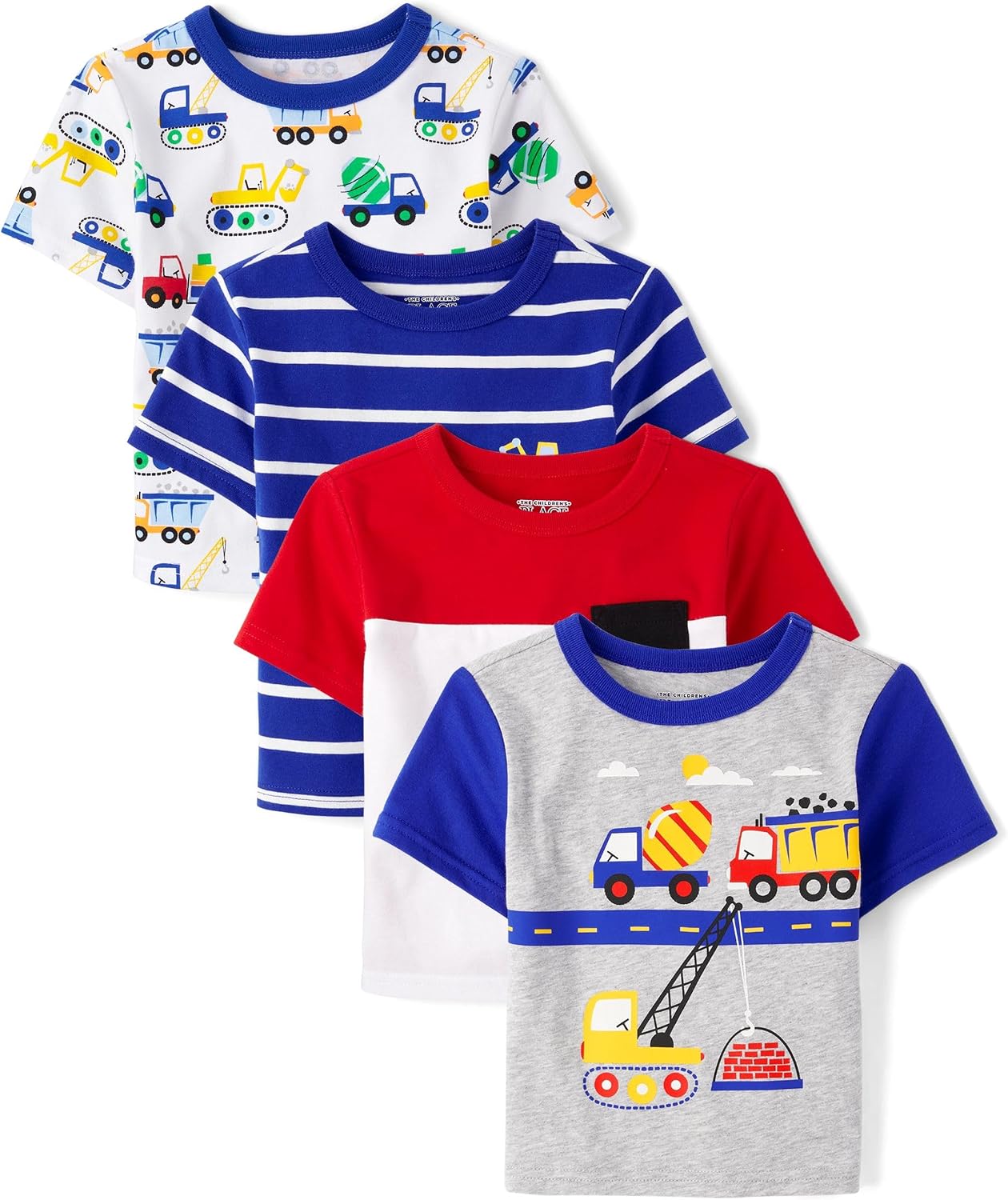 Thumbnail 4 de The Children's Place Baby and Toddler Tees, Cotton-Poly Jersey