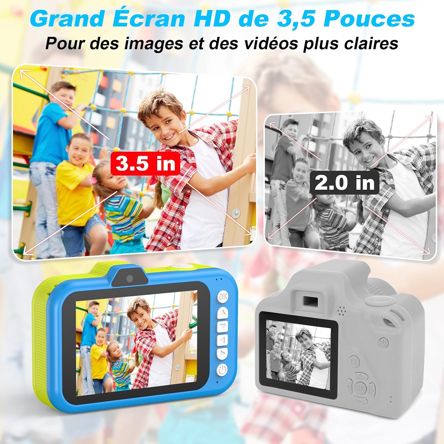 Detalle 2 de Appareil Photo Enfant 1080P 3,5" écran