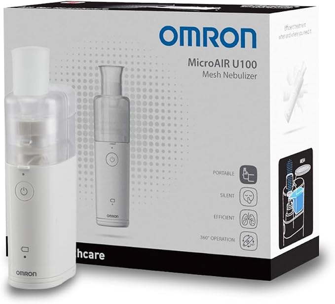 OMRON MircoAIR Nebulizador portátil silencioso para niños y adultos