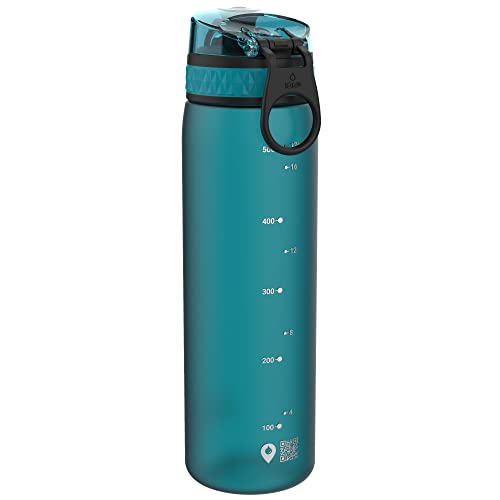 Detalle de Ion8 Botella de Agua 500 ml a prueba de fugas: práctica, reutilizable y sin BPA