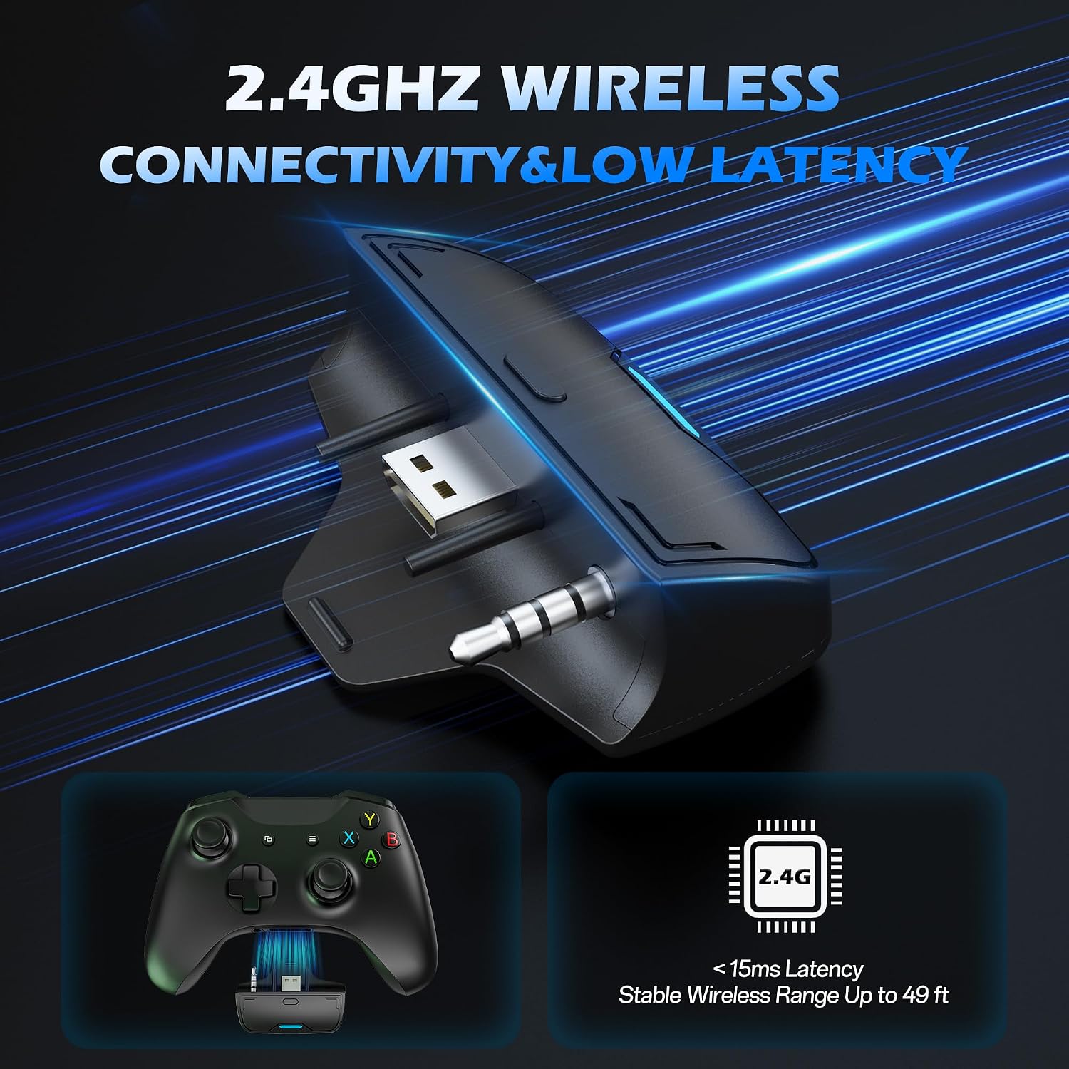 Detalle 2 de BINNUNE Xbox Wireless Gaming Headset for Xbox