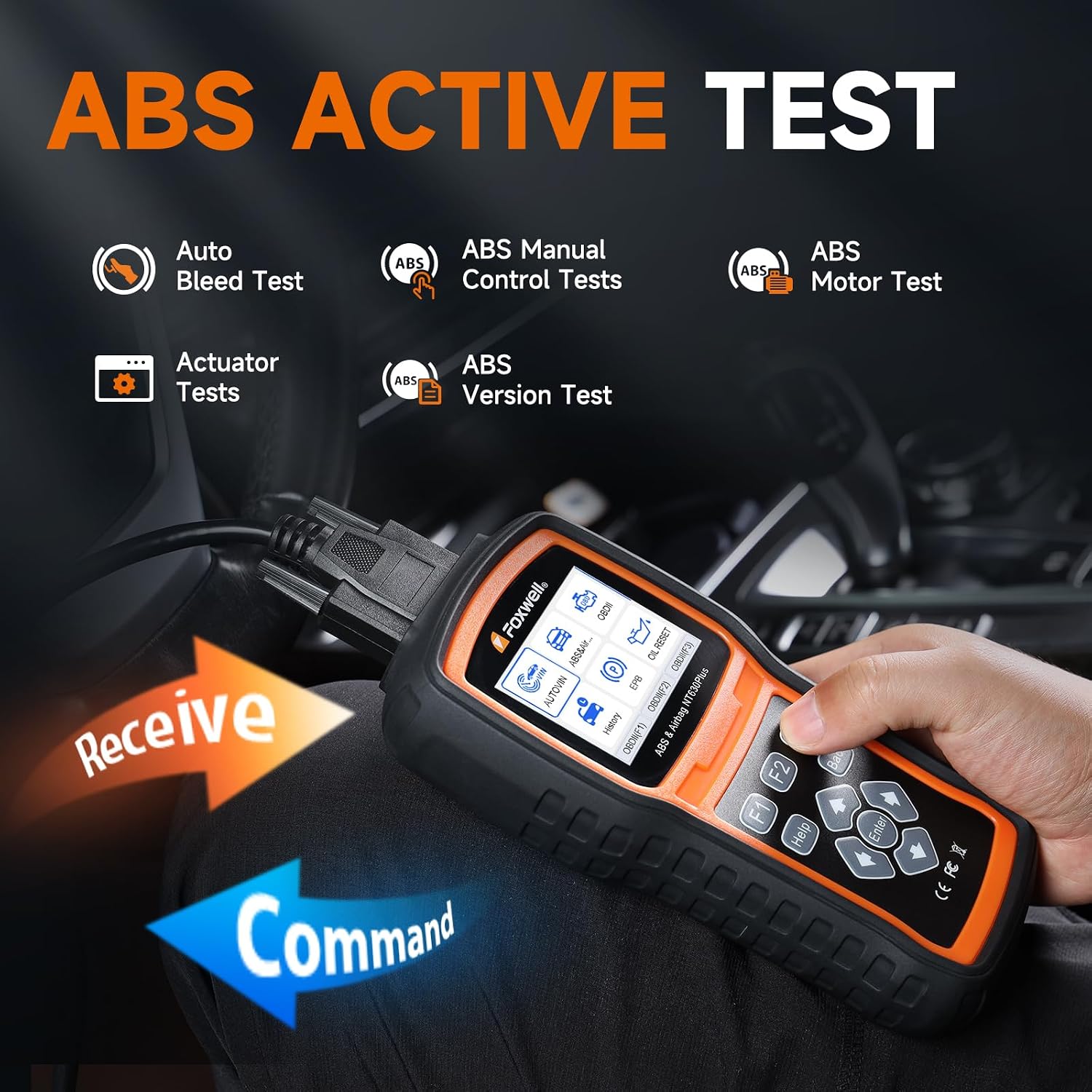 Detalle de 2026 FOXWELL NT630 Plus OBD2 Scanner (ABS & SRS) with WiFi, Bidirectional Live Data & OBD-II Reset