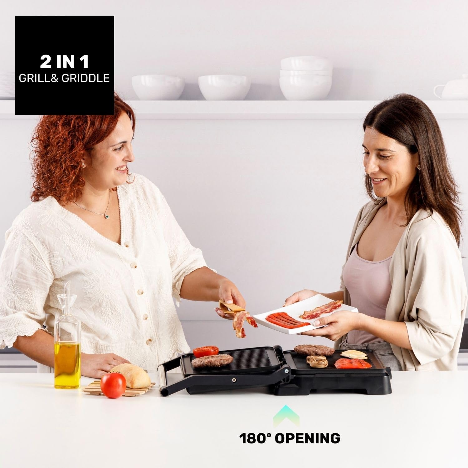 Thumbnail 2 de Taurus Grill Bistro 2600W 2 en 1 Grill y Plancha