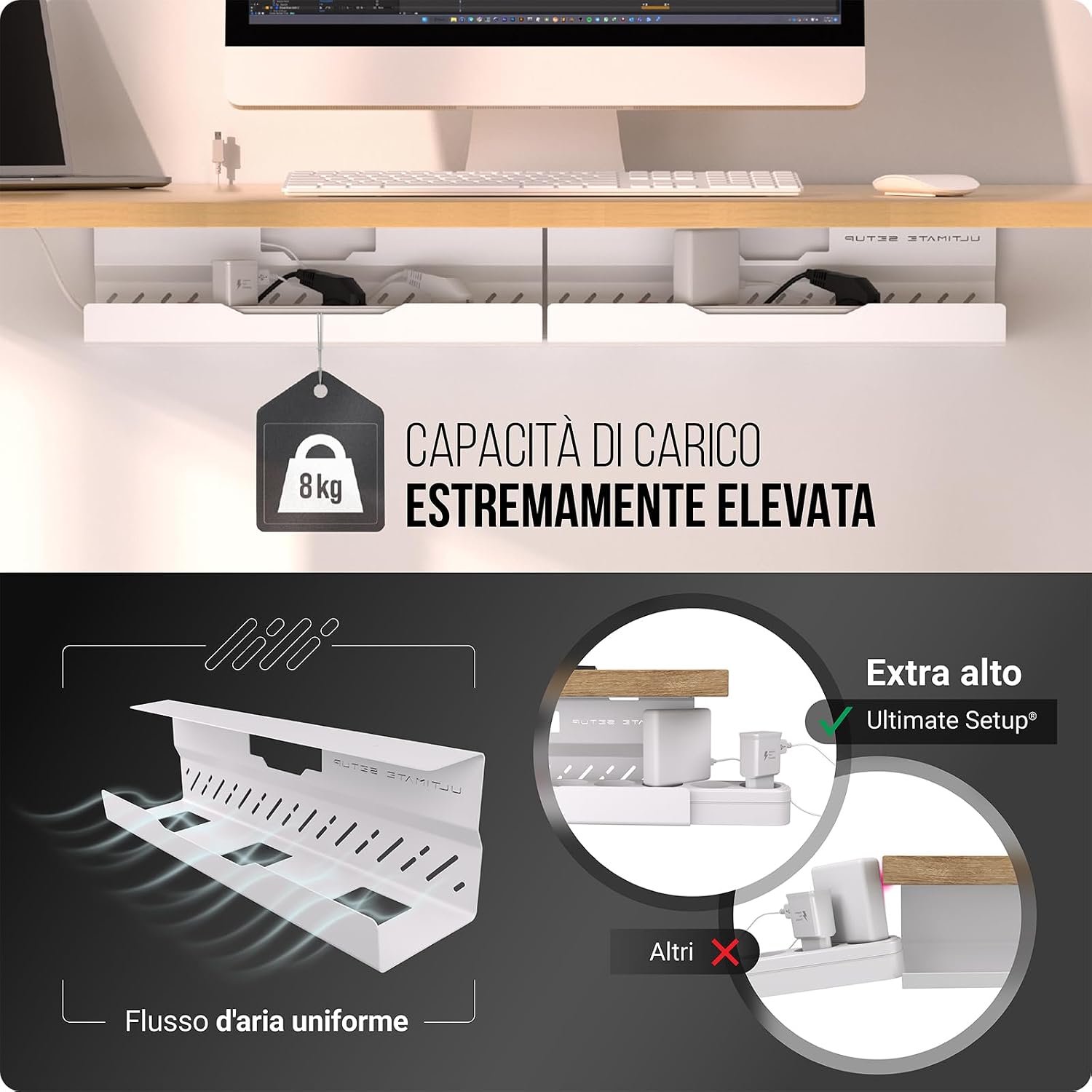Thumbnail 3 de Ultimate Setup Premio canalina passacavi scrivania