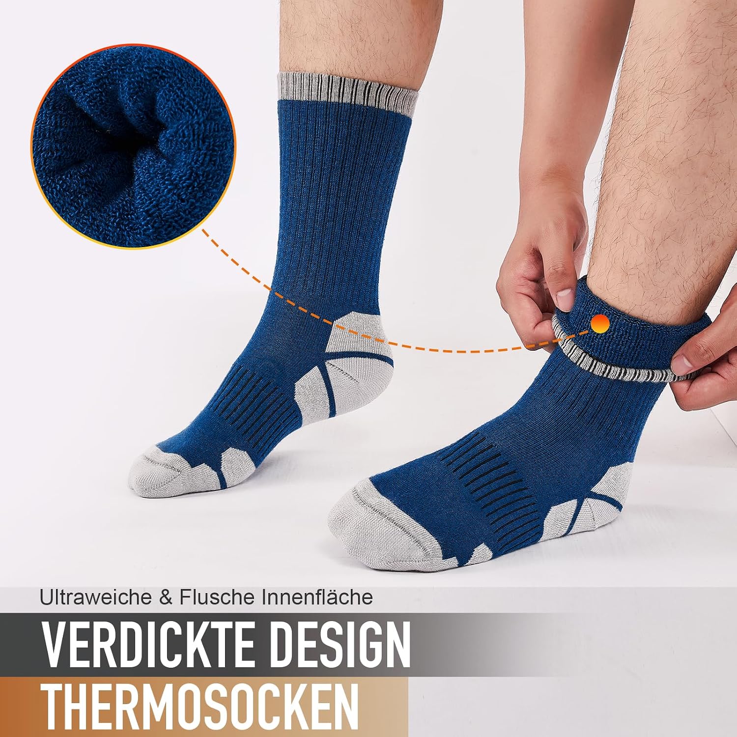 Detalle 1 de Niorasen thermal merino wool socks 3 pairs