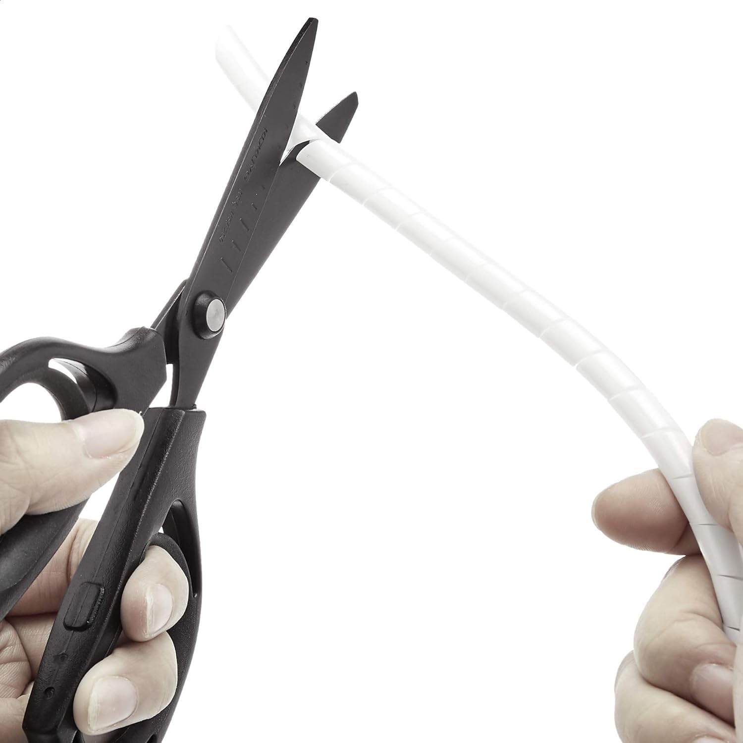 Thumbnail 2 de Amazon Basics avvolgicavo a spirale bianco per gestione cavi e protezione (10 m)