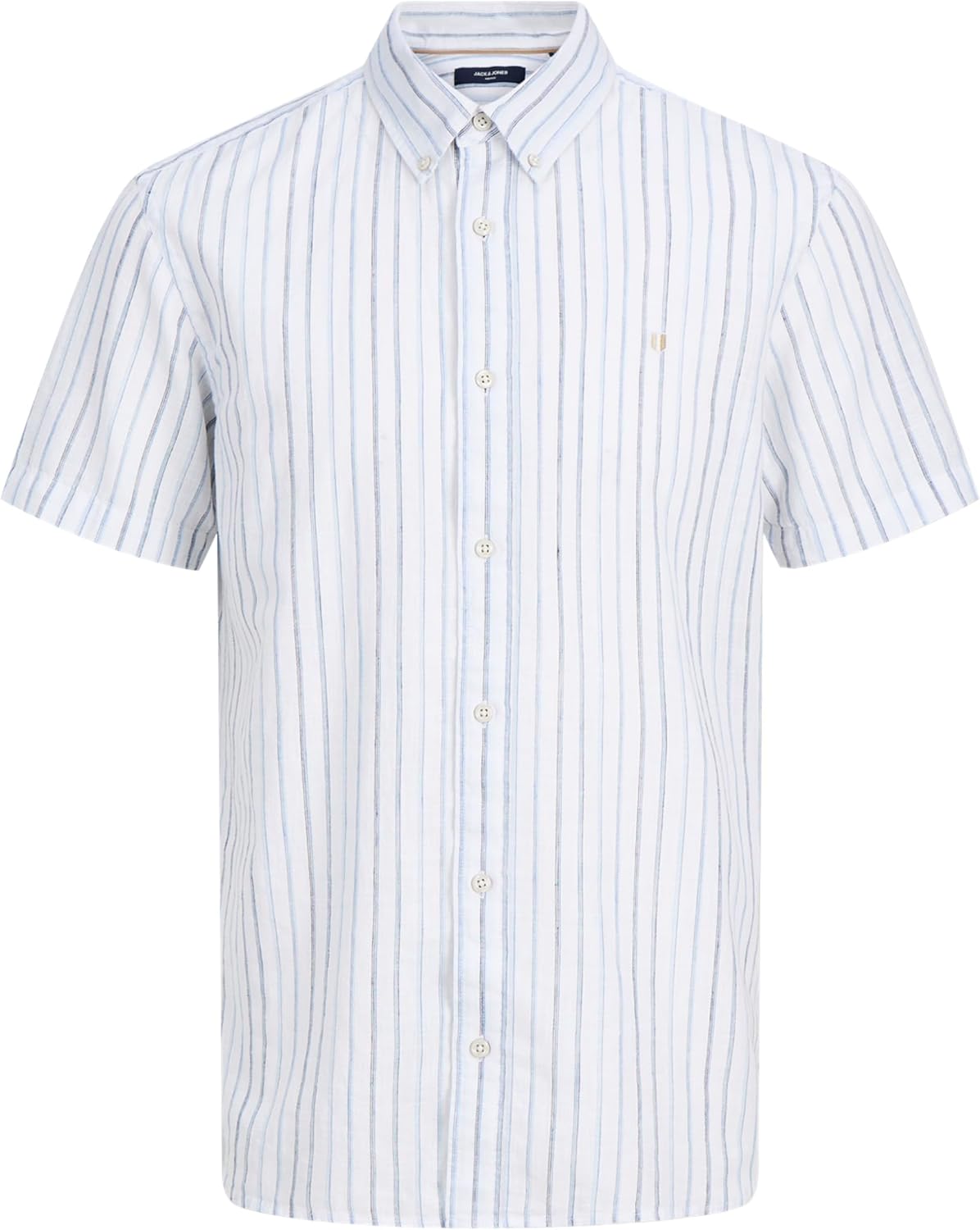 Thumbnail 6 de Jack & Jones Jprblusummer Lin. Bl. Shield SS Shirt SN Uomo – Camicia a righe premium