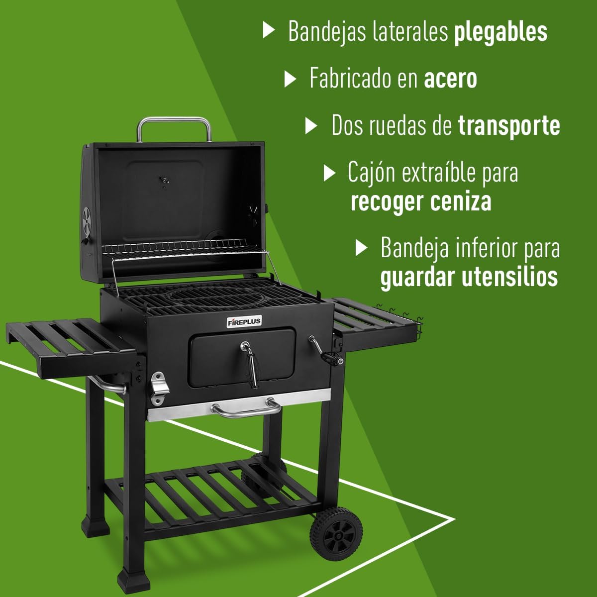 Thumbnail 3 de Amig Fireplus Barbacoa Portátil de Carbón 🍖