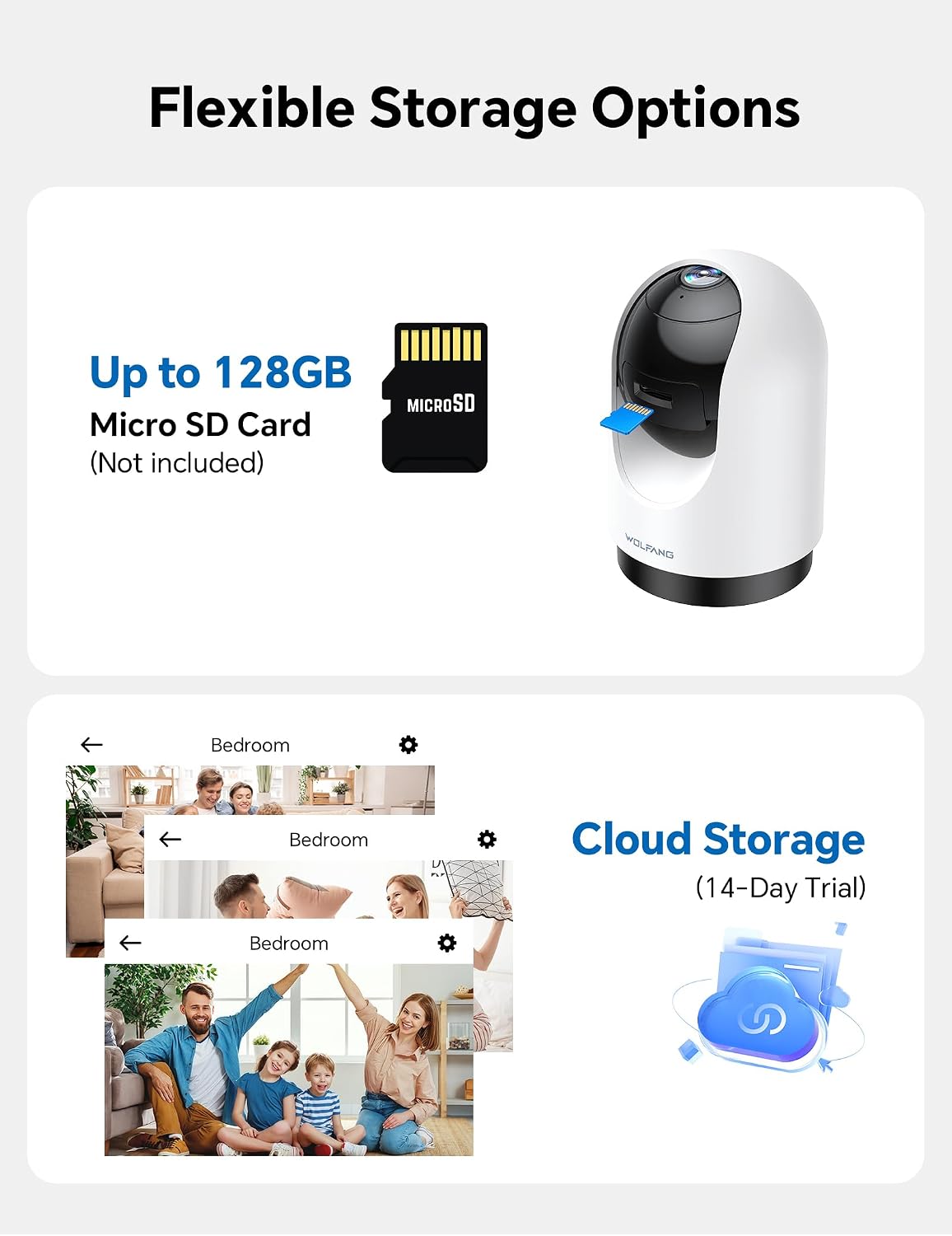 Thumbnail 6 de WOLFANG WS03 2K PTZ Indoor Security Camera with AI Motion Tracking