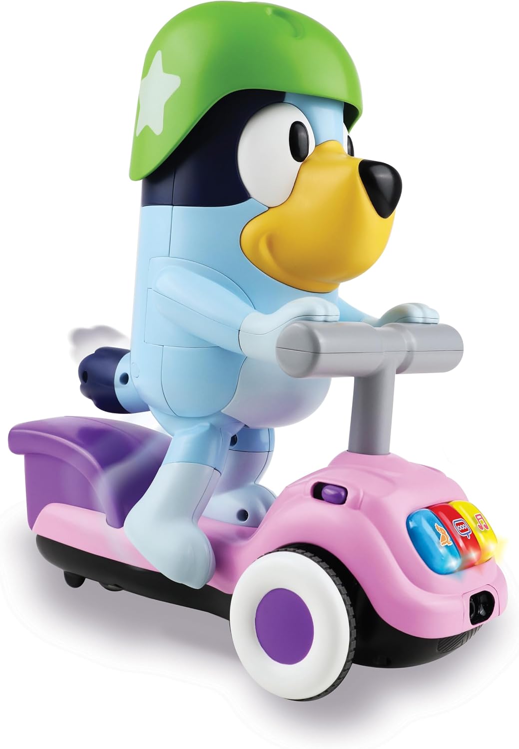 VTech Bluey Trottinette Interactive éducative pour Enfants à partir de 3 Ans – Version ESP