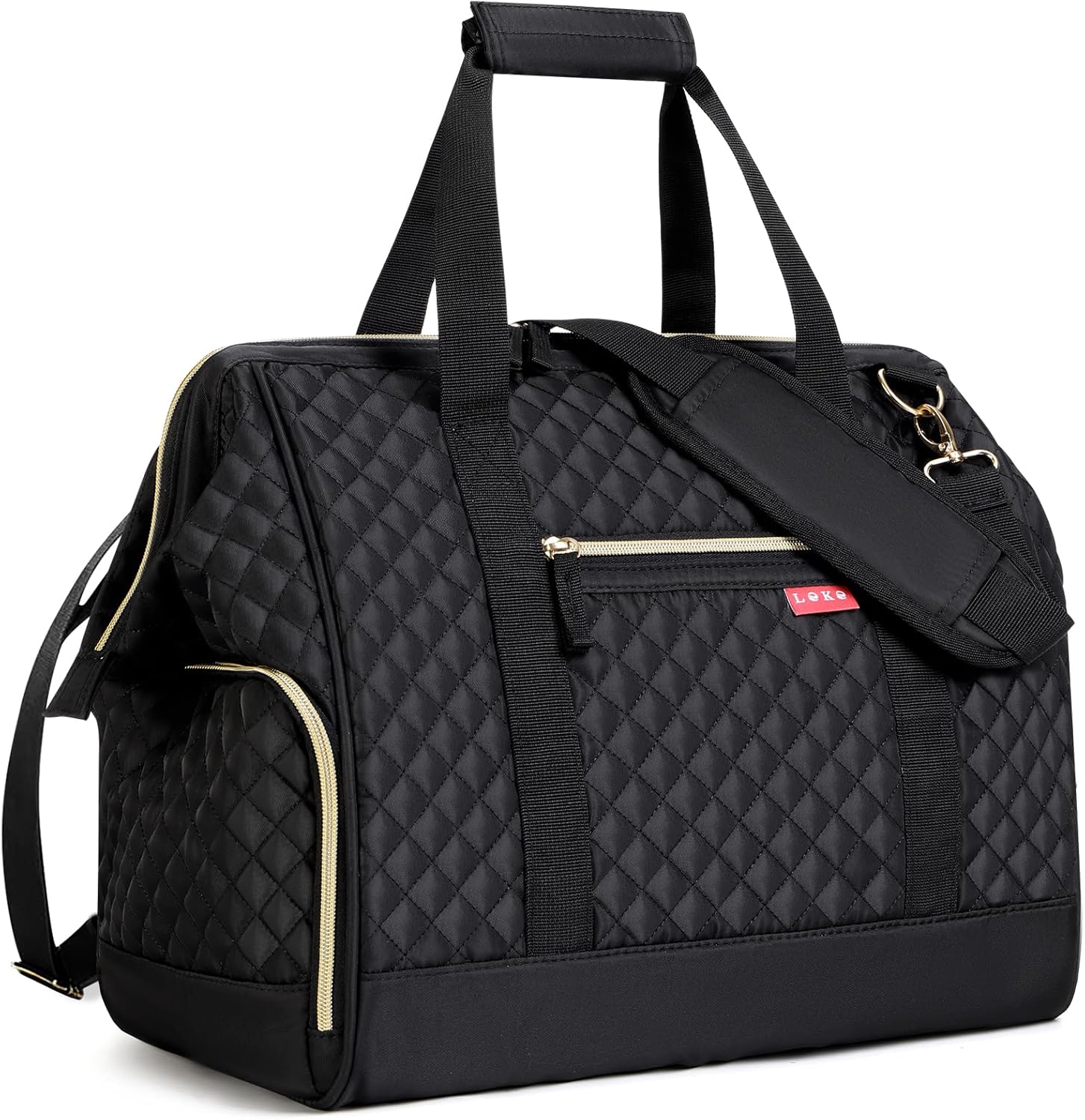 Thumbnail 6 de Lekesky Weekend Overnight Bag 33L for Women – Top Opening Duffles (Pink, 42x33x24 cm)