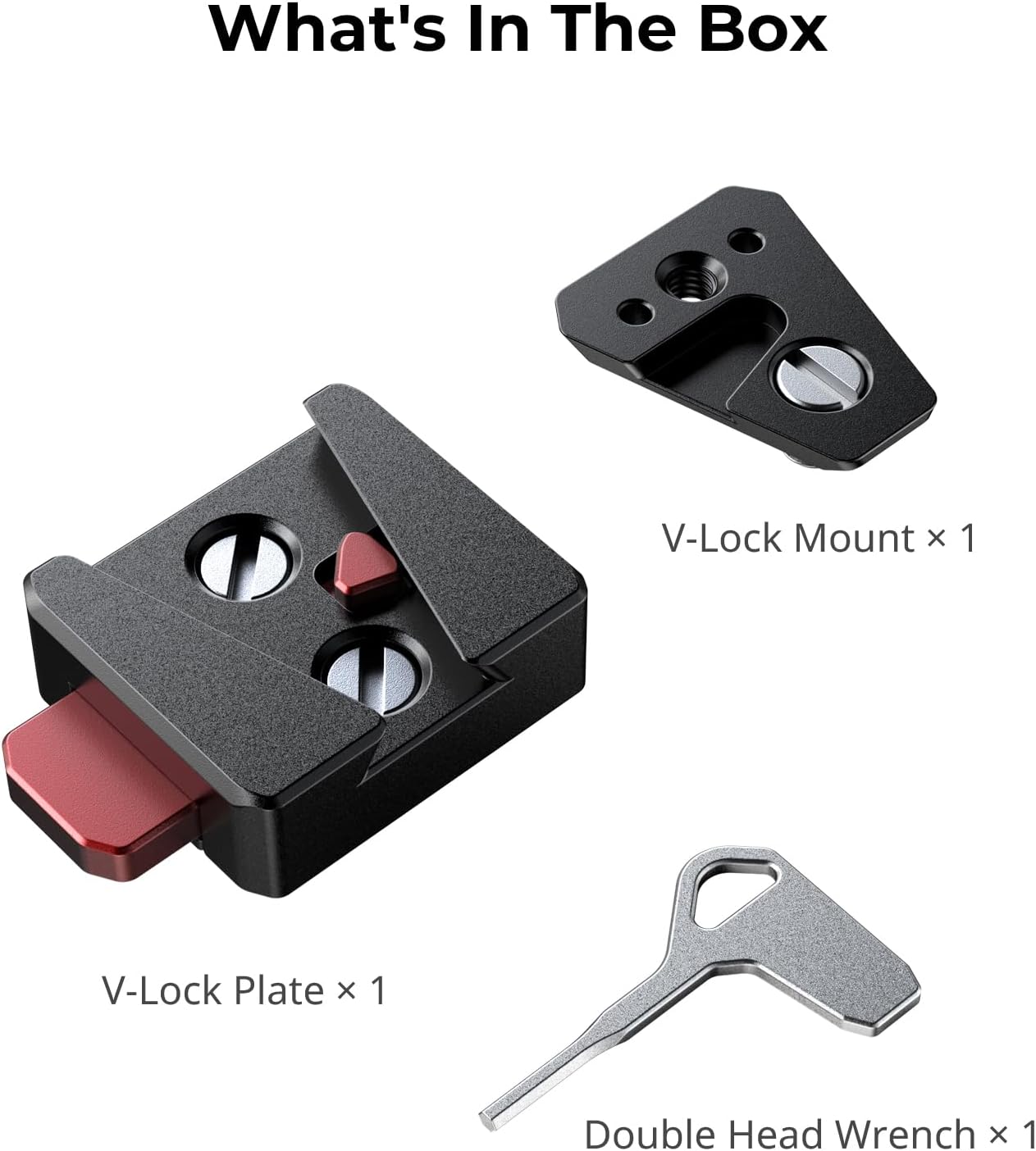 Thumbnail 6 de SMALLRIG V-Lock Kit de Plaque de Montage (6021) – Plaque Mini V-Mount légère pour batteries, moniteurs et bras magiques