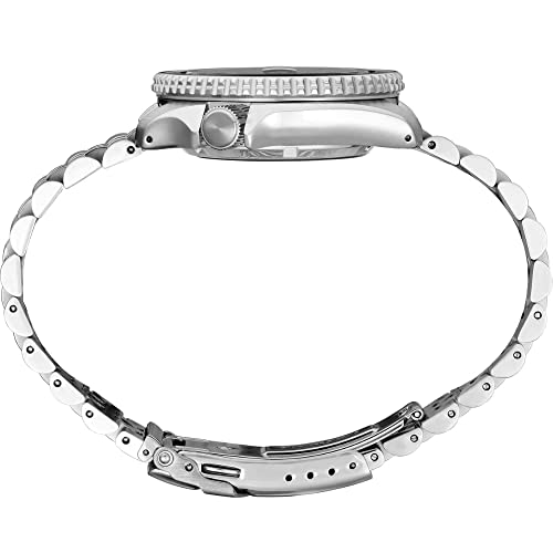 Detalle 2 de SEIKO SSK001 Automatic Watch for Men – 5 Sports with Black Dial, GMT Bezel and 100m Water Resistance