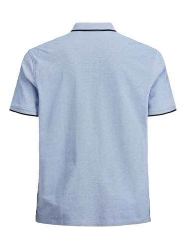 Detalle de Jack & Jones JJepaulos Polo Ss Noos Pls para hombre en Bright Cobalt