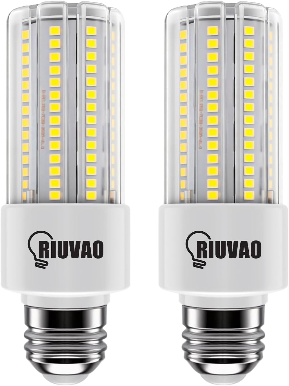 Detalle de RIUVAO NS-PCL40-A LED Bulbs, 2-Pack, 40W, 5000 Lumens, 5000K, E26/E27
