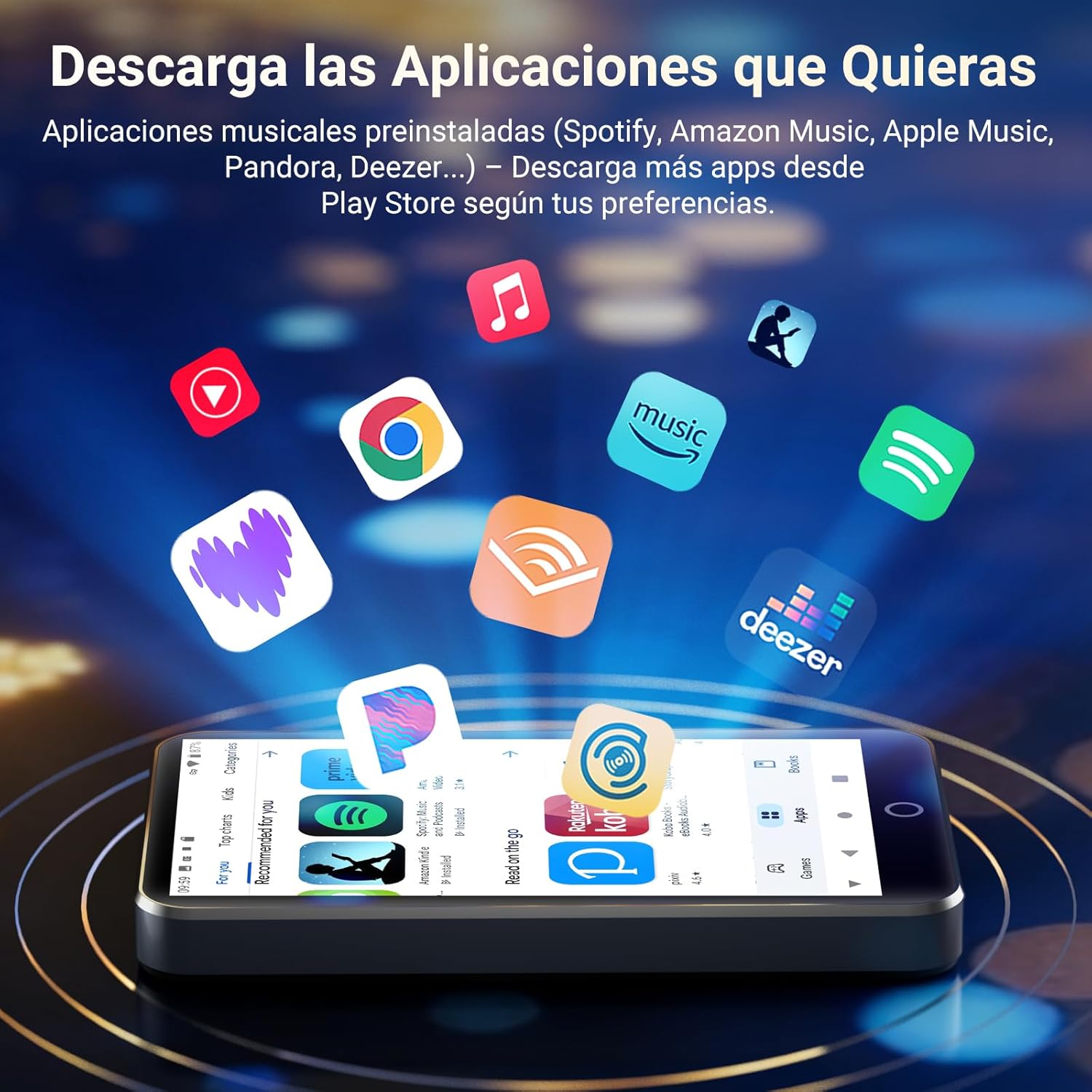 Thumbnail 3 de MECHEN Reproductor MP3 Android 13, 3GB RAM 32GB ROM