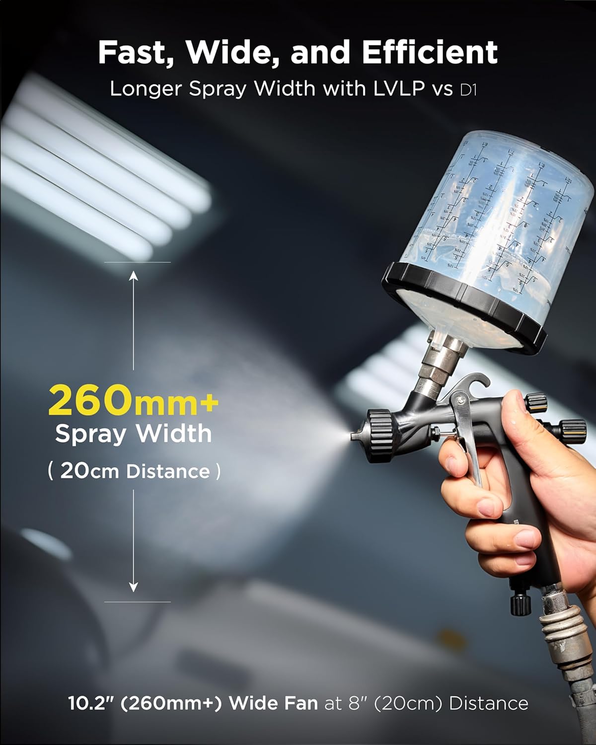 Thumbnail 2 de InoKraft Drizzle Pro LVLP 340g spray gun 🎨