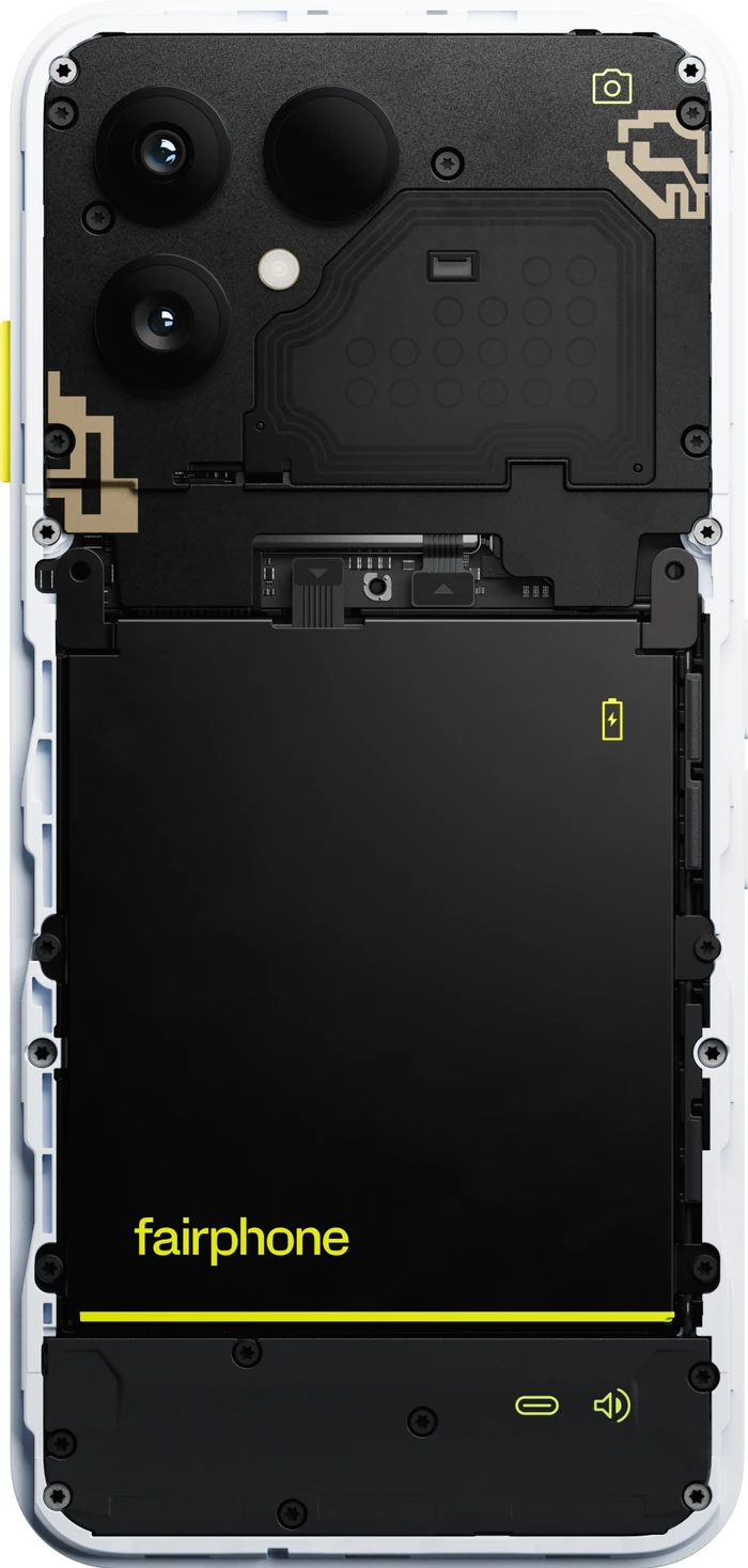 Thumbnail 11 de Fairphone 6 256 GB Weiß (5G) mit Komplettes Zubehörset – selbst reparierbares Smartphone