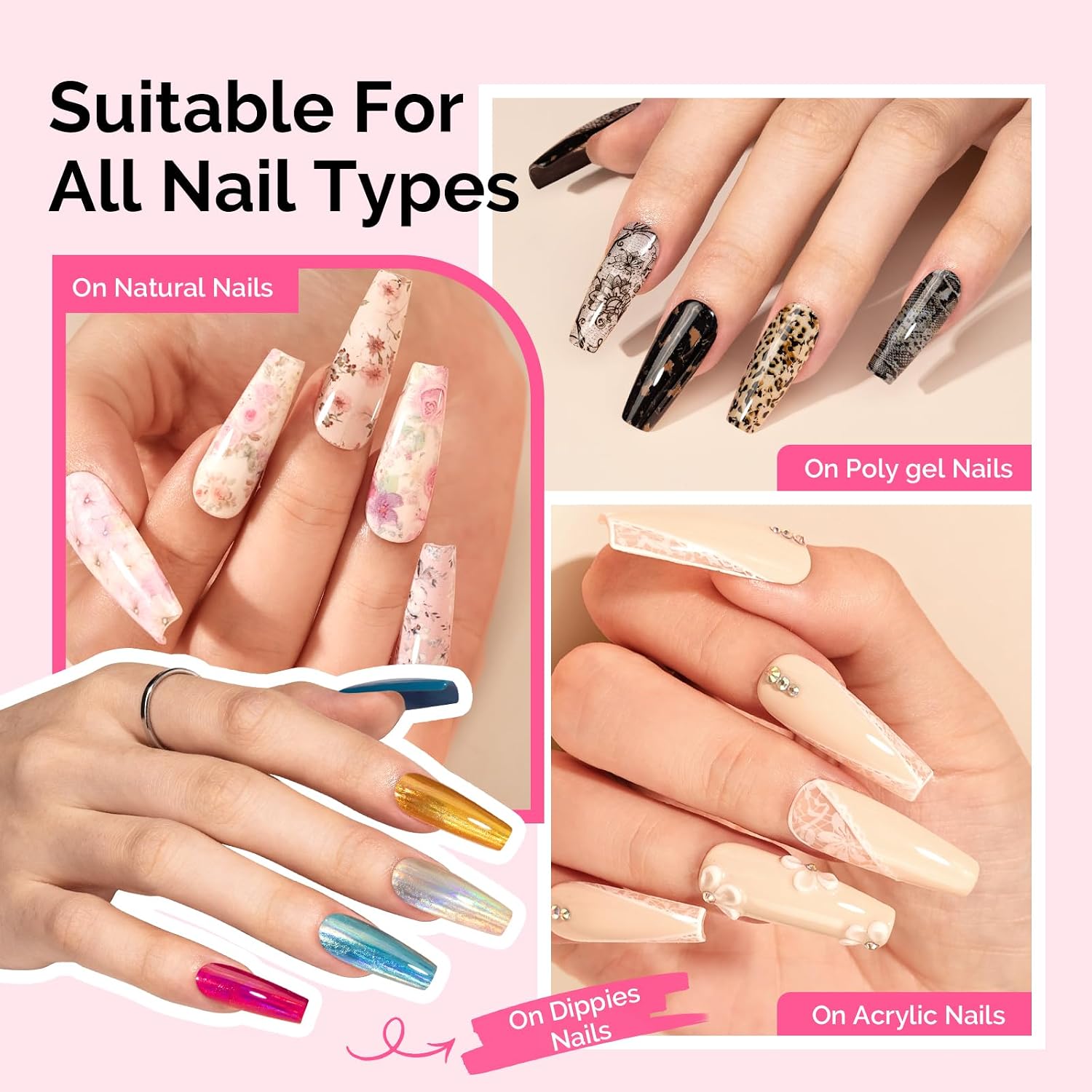 Detalle 2 de MelodySusie Nail Foil Glue Gel 15ML: Soak-Off Adhesive for Foil Transfer