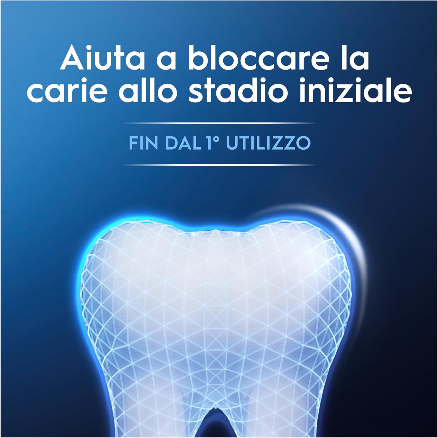 Detalle de Oral-B Dentifricio Advanced Rigenera Smalto, 5x75 ml – Dentifricio allo stannoso fluoruro per protezione e rigenerazione dello smalto