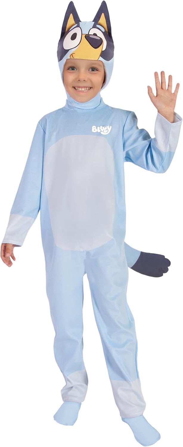Detalle de Ciao Bluey Dog Doggy Onesie – pluszowy kostium dziecięcy unisex