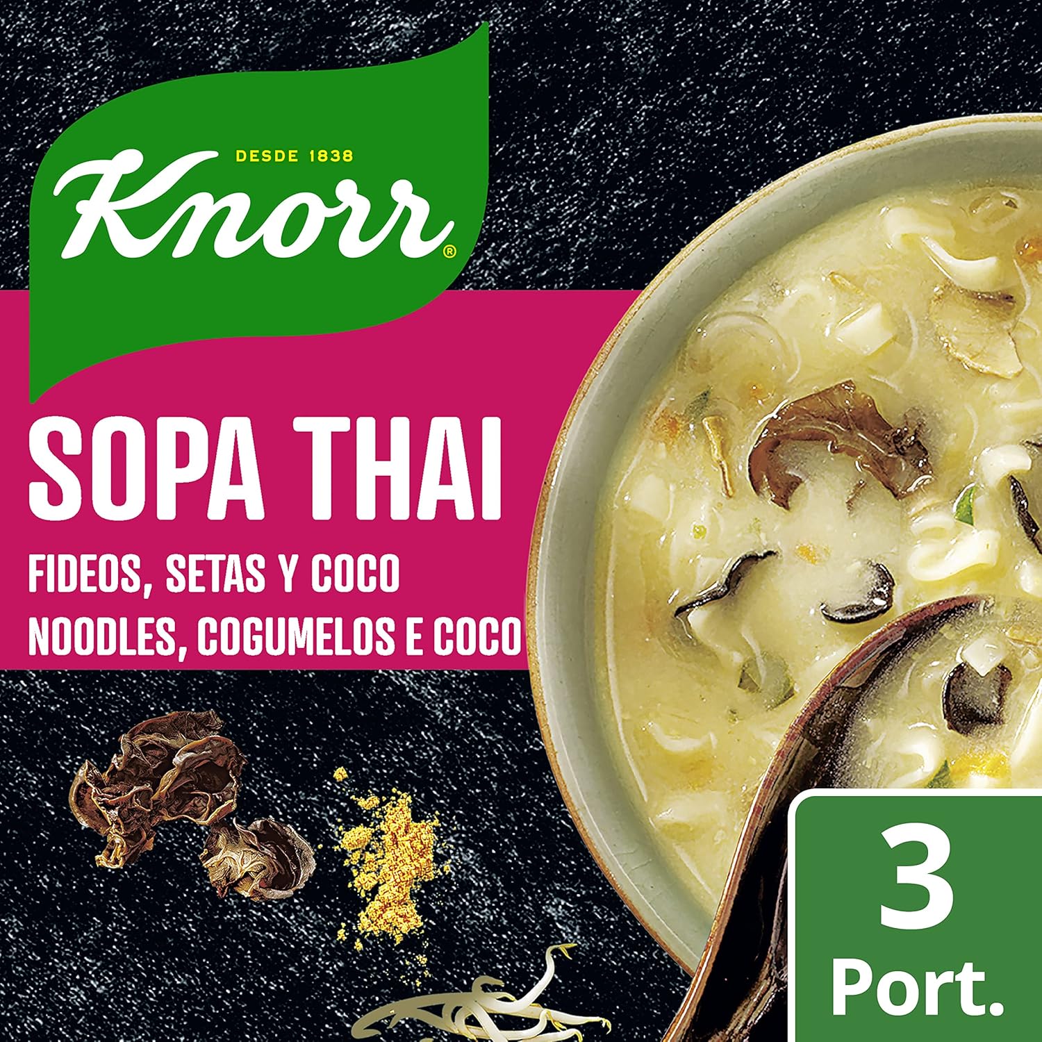 Thumbnail 2 de Knorr Sopa Thai Deshidratada 69g 🍜