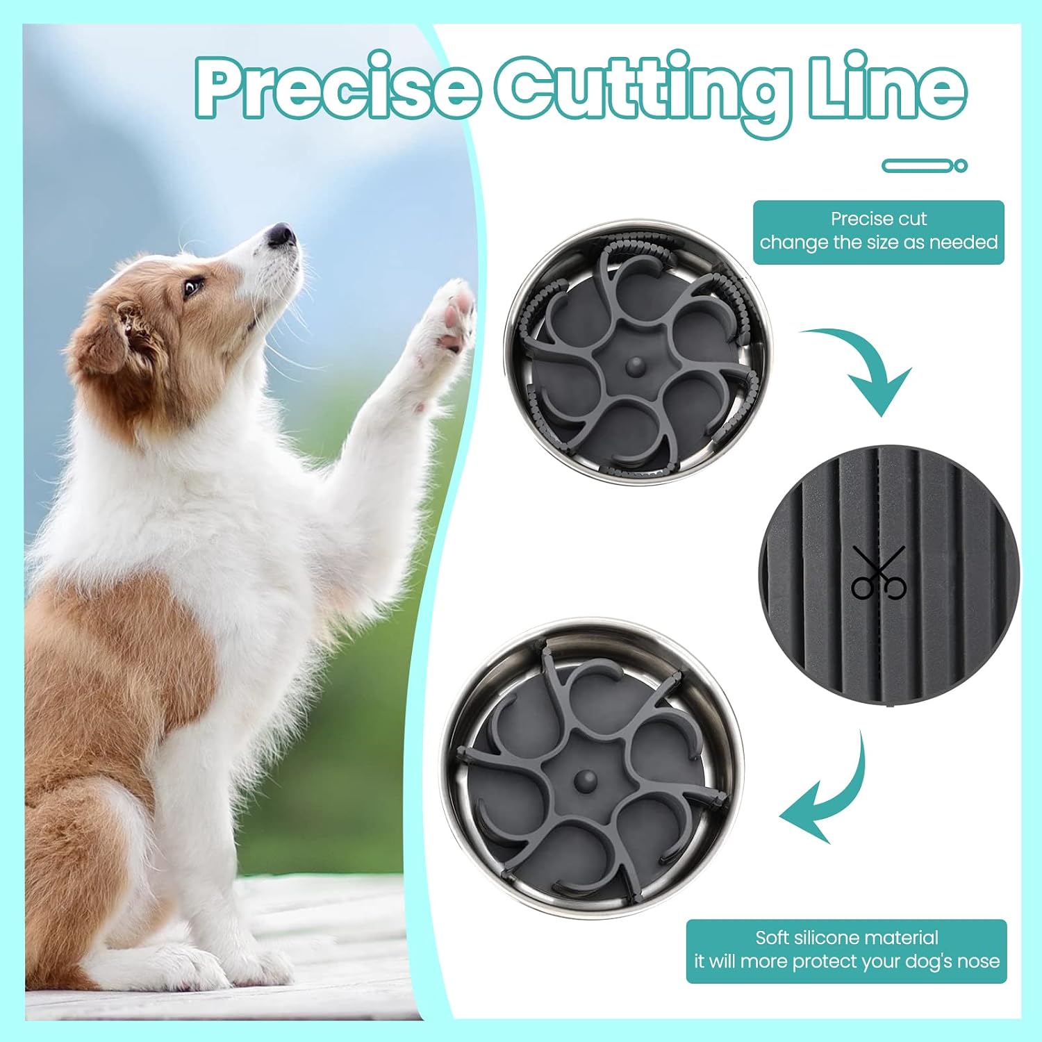 Thumbnail 6 de ICOUVA Slow Feeder Dog Bowl Insert