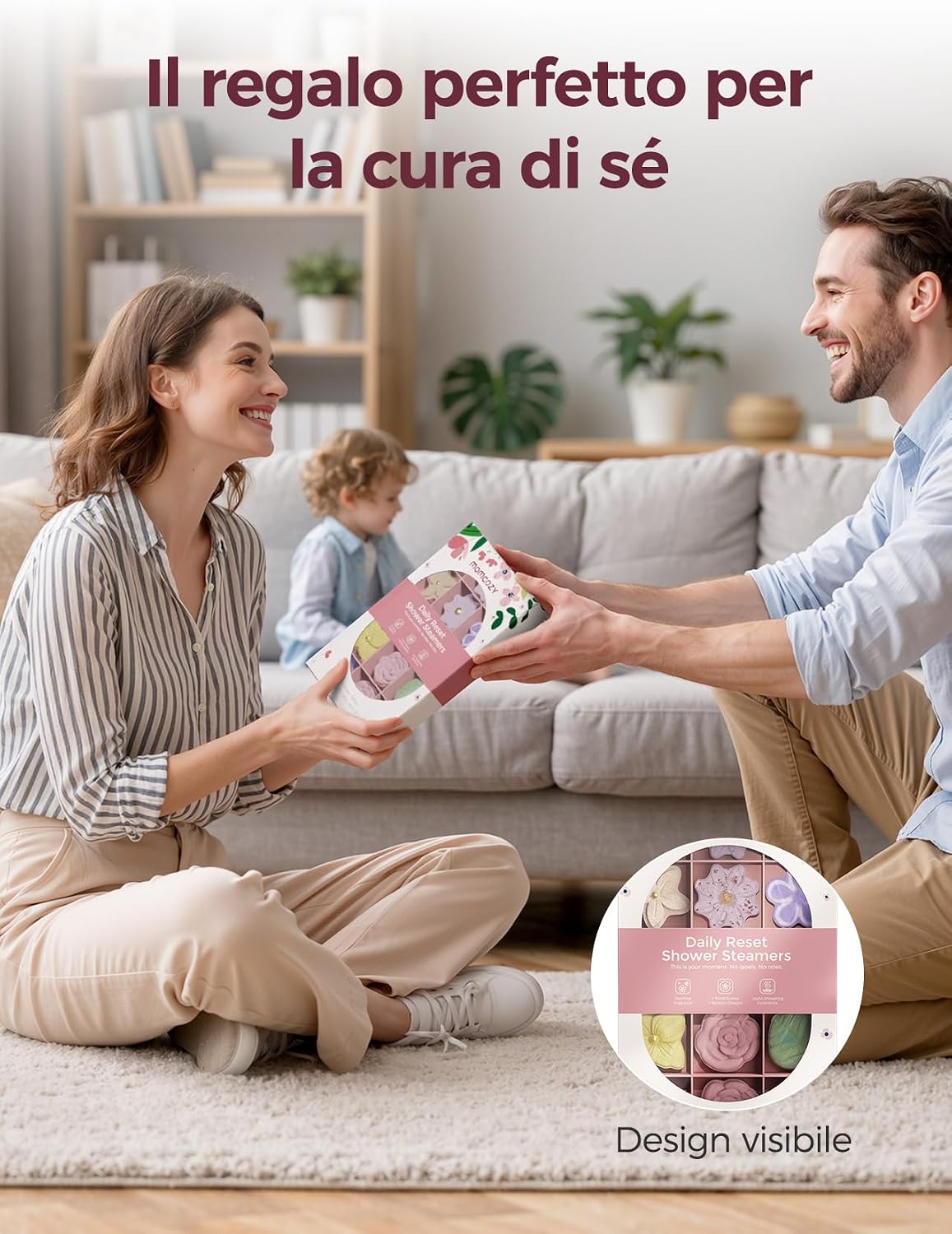 Thumbnail 6 de Momcozy Set di bombe da doccia per aromaterapia – 14 pezzi, 7 fragranze floreali