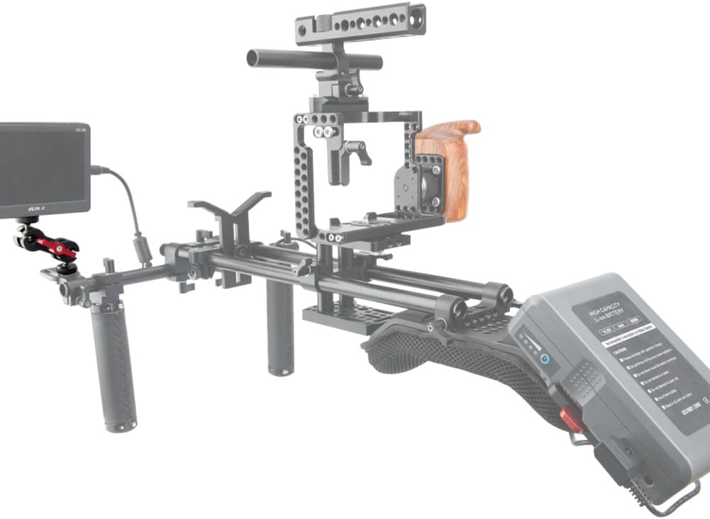 Detalle 2 de NICEYRIG Articulating Arm with Double Ballhead 1/4" ๐ฅ