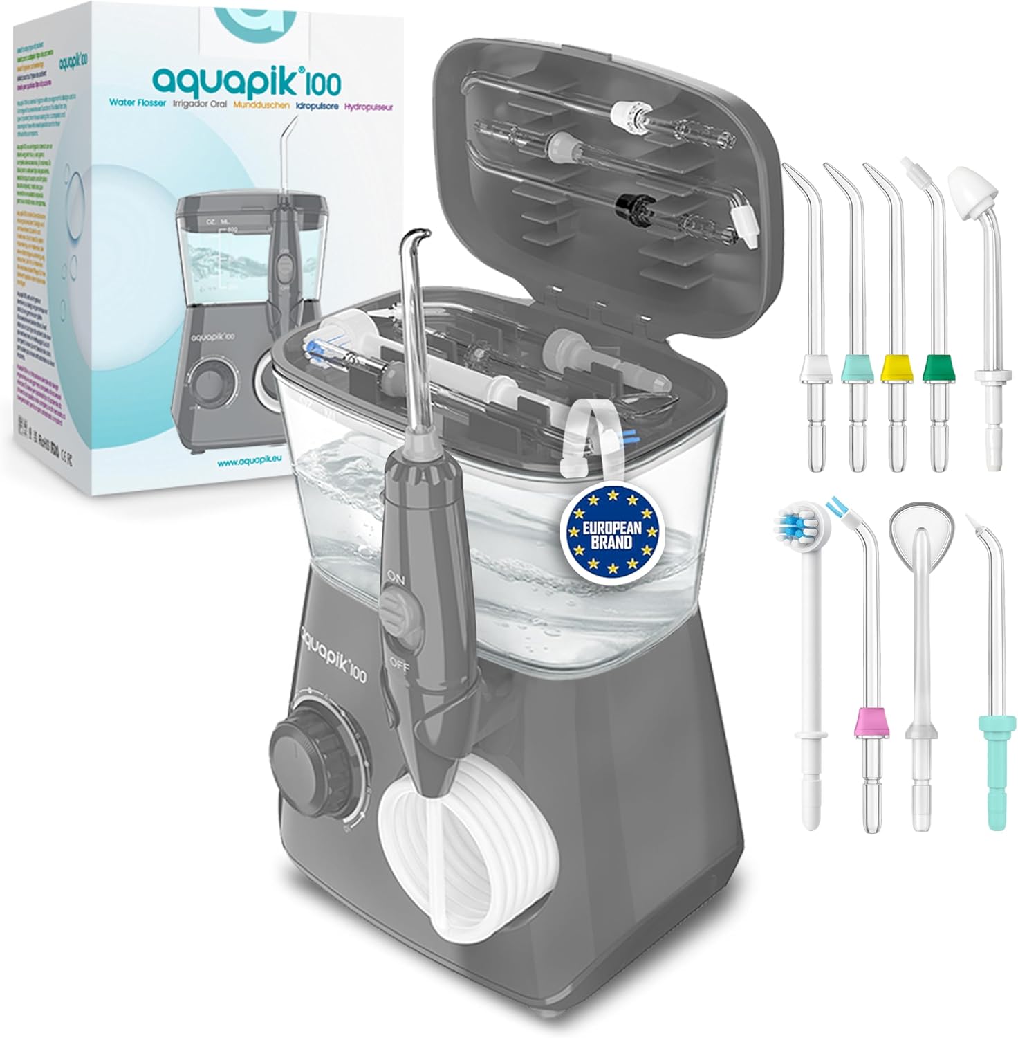 Detalle de Hydropulseur Aquapik IPX8, 600 ml ⚙
