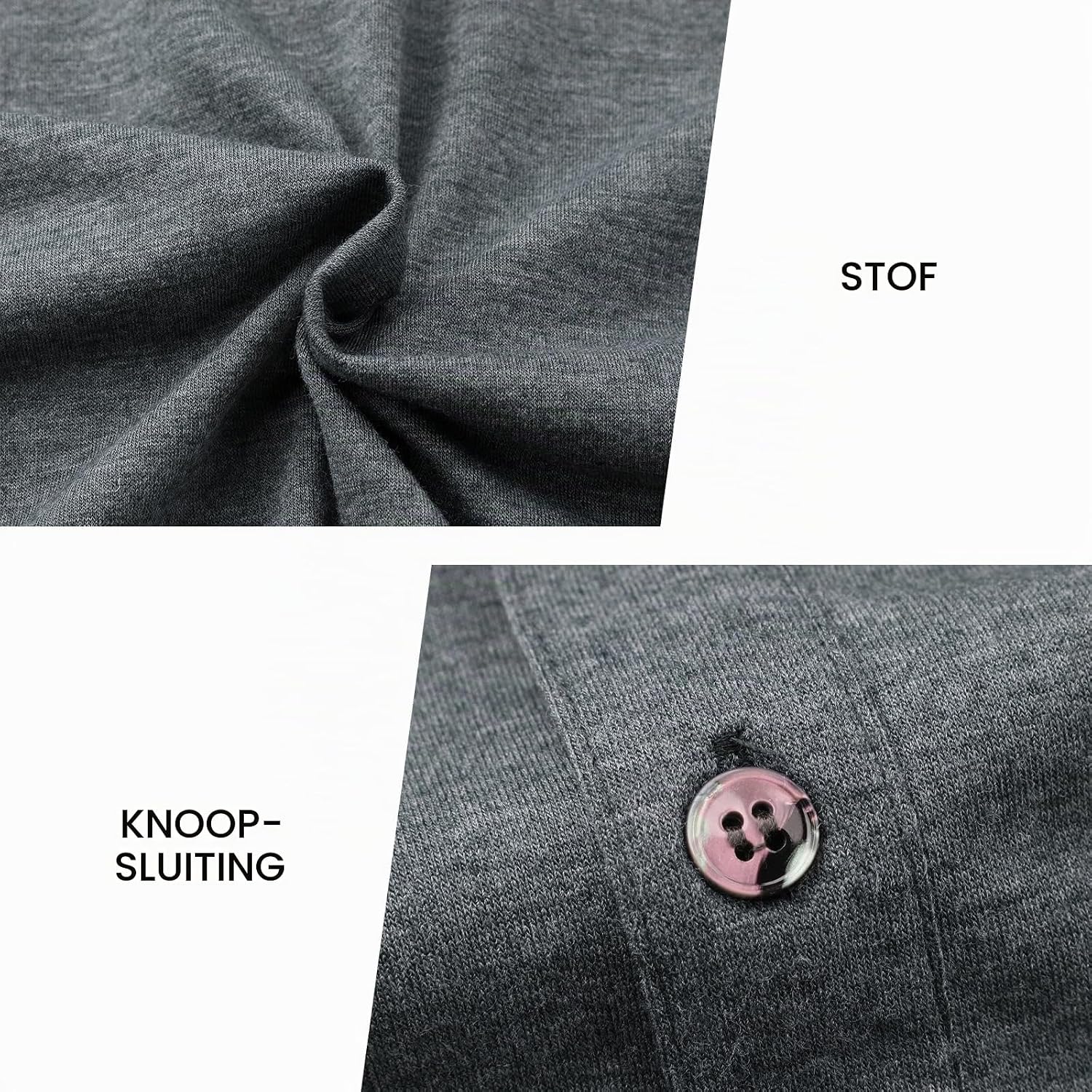 Thumbnail 6 de Comilaka herenpoloshirt met korte mouwen, knopen, contrastkleuren en borstzak
