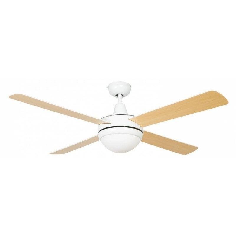 Detalle de Universal Blue Siroco: Ventilador de Techo con Luz y Mando 70W (Madera/Blanco)