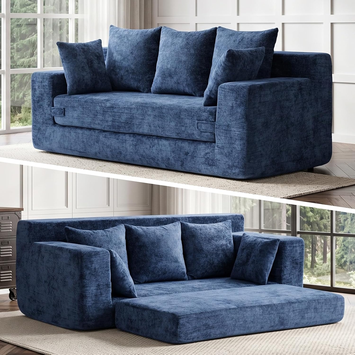 Detalle de Sooyoo Boneless Sofa Bed, 70-Inch