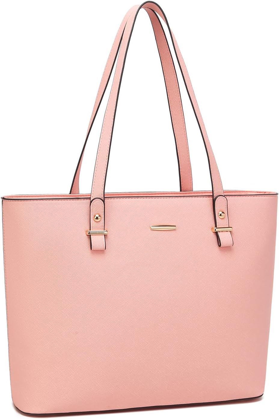 Detalle 2 de Pahajim Large Tote Bag for Women – PU Leather, Zip Closure, Multiple Internal Pockets
