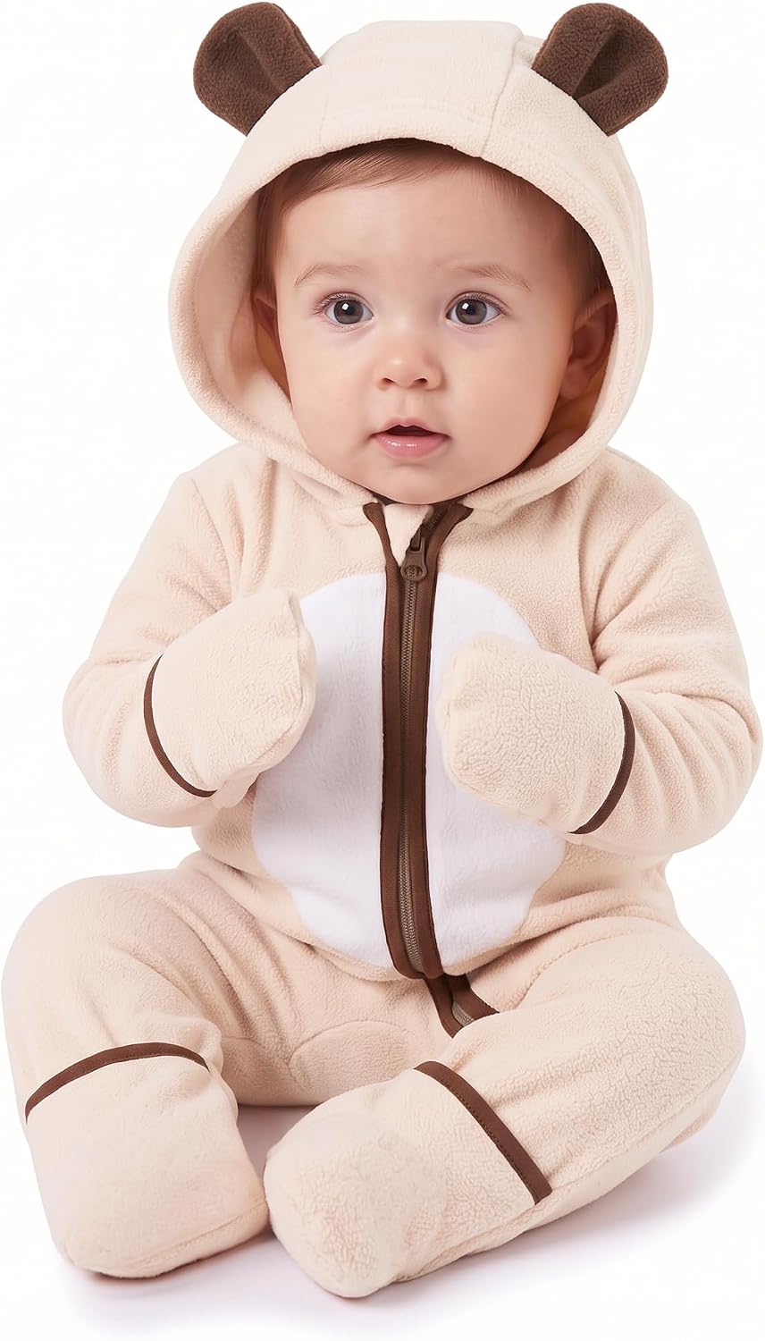Detalle de PATPAT Baby Fleece Footie